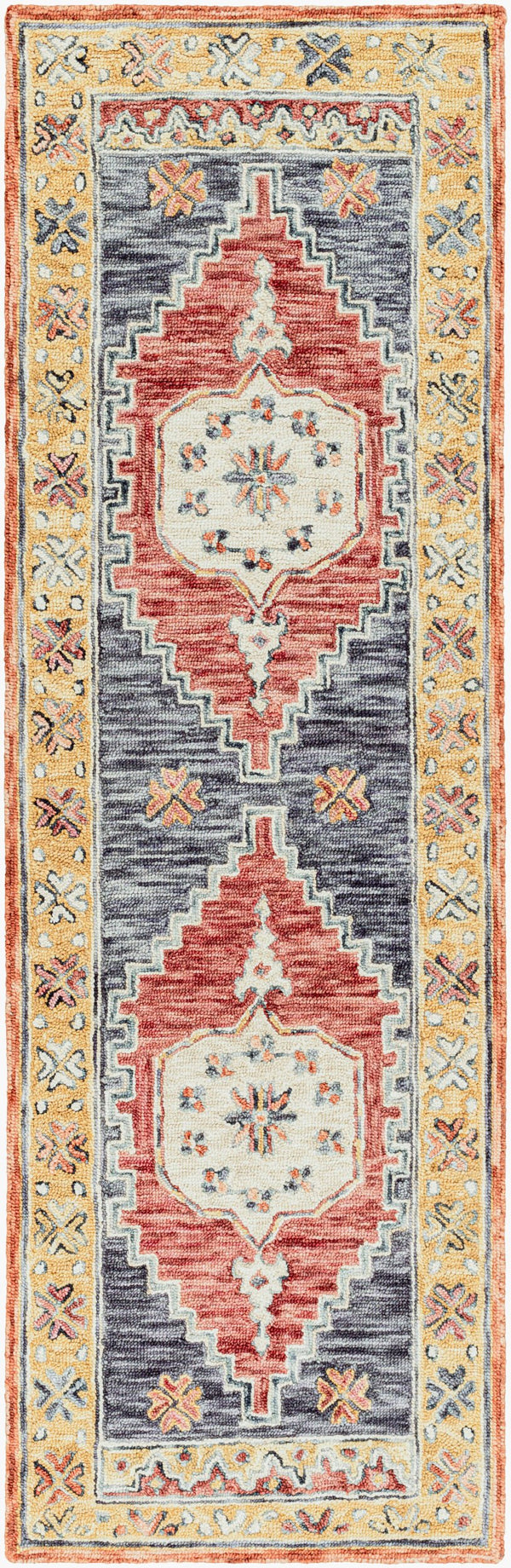 Surya Urfa Hand-tufted 2' X 3' Wool Rug - Elegant Traditional Style For Timeless Home Décor And Comfort Dark Red Wool Urf2305-268