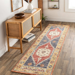 Surya Urfa Hand-tufted 2' X 3' Wool Rug - Elegant Traditional Style For Timeless Home Décor And Comfort Dark Red Wool Urf2305-268