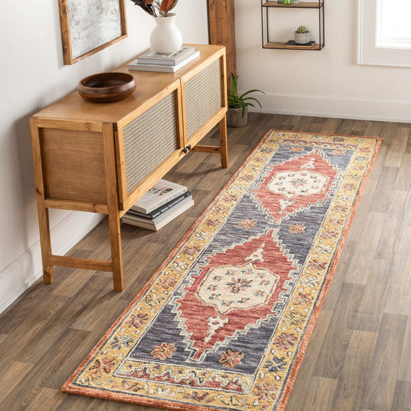 Surya Urfa Hand-tufted 2' X 3' Wool Rug - Elegant Traditional Style For Timeless Home Décor And Comfort Dark Red Wool Urf2305-268