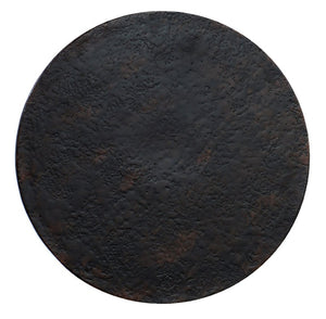 Hooker Furniture Big Sky Tahoe Urn Spot Table — Sculptural Ribbed Accent Table, Compact Resin Design For Indoor/Outdoor Use Black 6700-50003-97