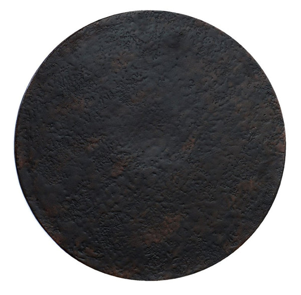 Hooker Furniture Big Sky Tahoe Urn Spot Table — Sculptural Ribbed Accent Table, Compact Resin Design For Indoor/Outdoor Use Black 6700-50003-97