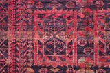 Feizy Rugs Voss Polyester Machine Made Vintage Rug Red/Gray 8'-10" x 12'