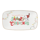 Lenox Snoopy Christmas Hors d'Oeuvres Tray Multi, IVORY PORCELAIN 896636