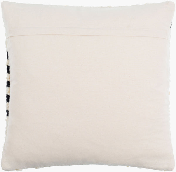 Surya Burnaby Accent Pillow - Luxurious 18"L X 18"W Wool & Cotton Blend For Timeless Home Elegance Ivory Wool,Cotton Urn001-2020p