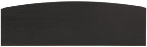 Hooker Furniture Melange Sculptural Midnight Credenza With Black & White Veneer, Soft-Close Doors, Silver Pulls — Stylish Storage 628-85740-99