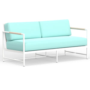 Sabbia Loveseat in Dupione Celeste, No Welt SW4901-22-8067 Sunset West