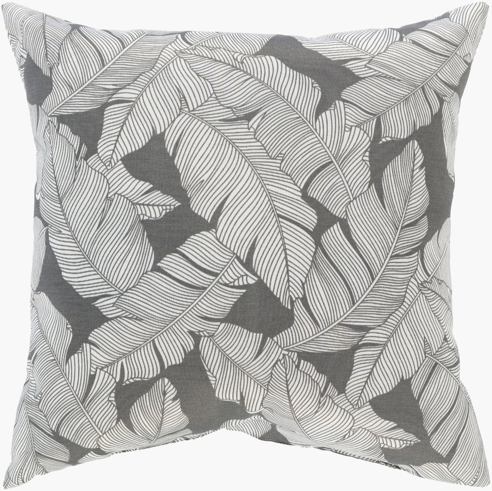 Surya Musa Coastal Woven Polyester Throw Pillow Nautical Beachside Accent for Sofa or Bed 20"L x 20"W Square USA002-2020