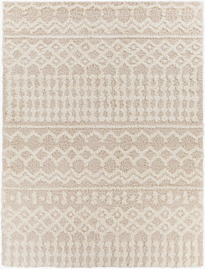 Livabliss Urban Shag Plush High-pile Polypropylene Rug Bohemian Style for Living Rooms Cream, Light Be 7'10" x 10'2" USG2303-710103