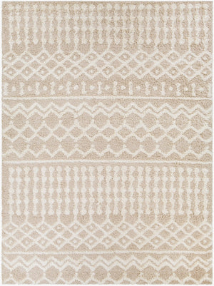 Livabliss Urban Shag Plush High-pile Polypropylene Rug Bohemian Style for Living Rooms Cream, Light Be 8'10" x 12' USG2303-81012