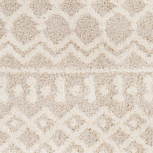 Livabliss Urban Shag Plush High-pile Polypropylene Rug Bohemian Style for Living Rooms Cream, Light Be 10' x 13'11" USG2303-1014