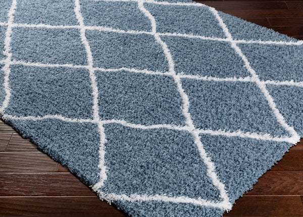 Livabliss Urban Shag Plush Polypropylene Accent Rug with Global Geometric Pattern for Entryways USG2309-23
