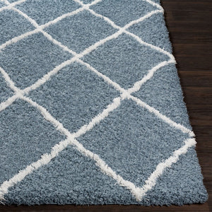 Livabliss Urban Shag Plush Polypropylene Accent Rug with Global Geometric Pattern for Entryways USG2309-23