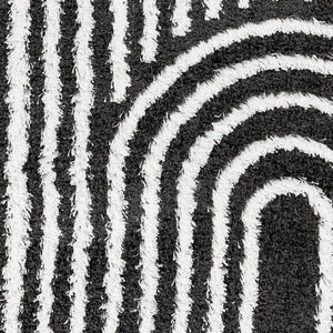 Livabliss Urban Bohemian Plush Shag Area Rug Machine Woven Polypropylene for Living Room USG2318-5373