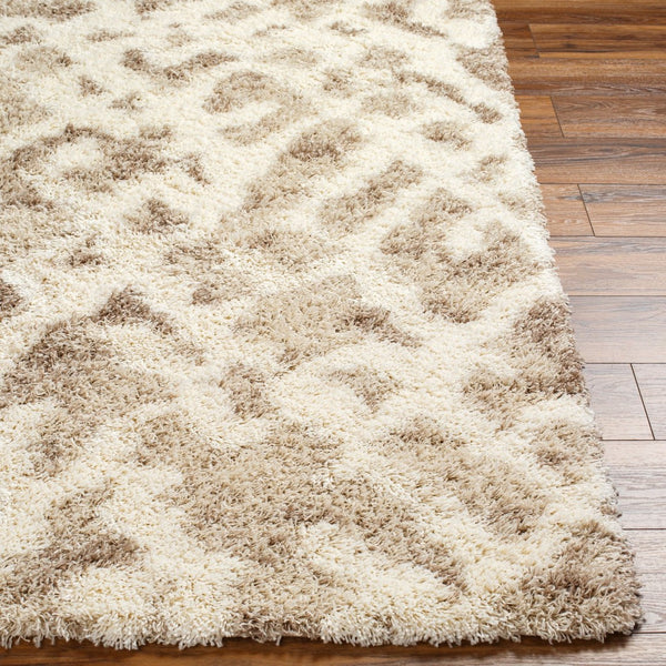 Livabliss Urban Shag Polypropylene Area Rug Plush High Pile Woven in Turkey for Living Rooms Beige, Medium B 6'7" x 9'6" USG2323-6796