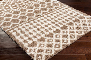 Livabliss Urban Shag Plush Polypropylene Runner Rug for Hallways and Bohemian Eclectic Spaces Medium Brown, I 2'7" x 7'3" USG2343-2773