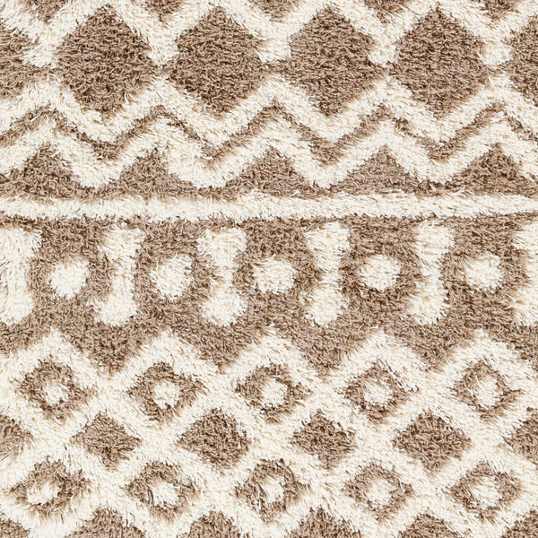 Livabliss Urban Shag Plush Polypropylene Runner Rug for Hallways and Bohemian Eclectic Spaces Medium Brown, I 2'7" x 7'3" USG2343-2773