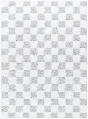 Livabliss Urban Shag Runner Rug Scandinavian Modern Polypropylene Hallway Entryway Accent Cream, Light Gr 6'7" x 9'6" USG2349-6796