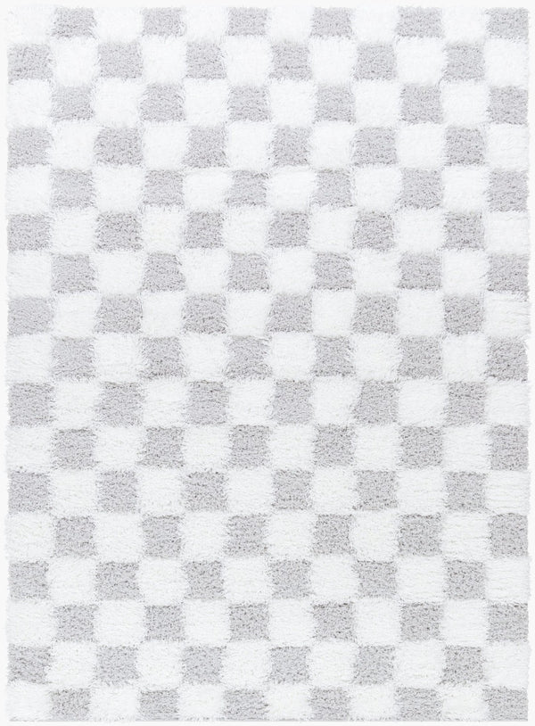 Livabliss Urban Shag Runner Rug Scandinavian Modern Polypropylene Hallway Entryway Accent Cream, Light Gr 6'7" x 9'6" USG2349-6796