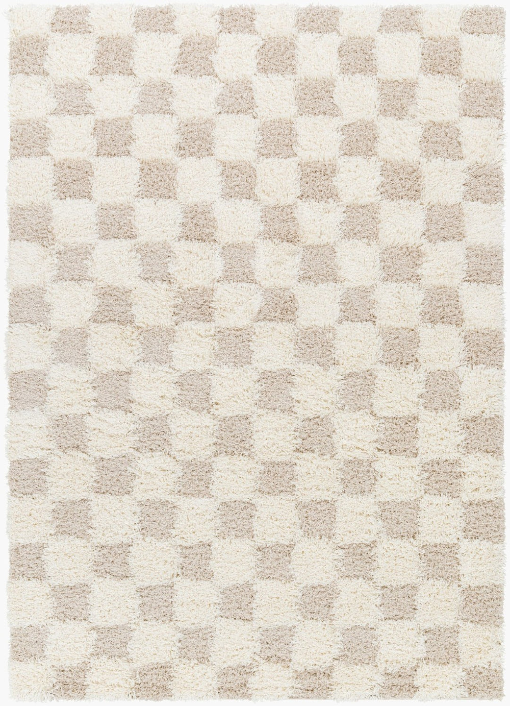 Livabliss Urban Shag Plush Polypropylene Area Rug Scandinavian Modern Style for Living Rooms Cream, Light Be 9'2" x 12' USG2350-9212