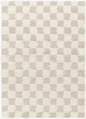 Livabliss Urban Shag Plush Polypropylene Area Rug Scandinavian Modern Style for Living Rooms Cream, Light Be 9'2" x 12' USG2350-9212