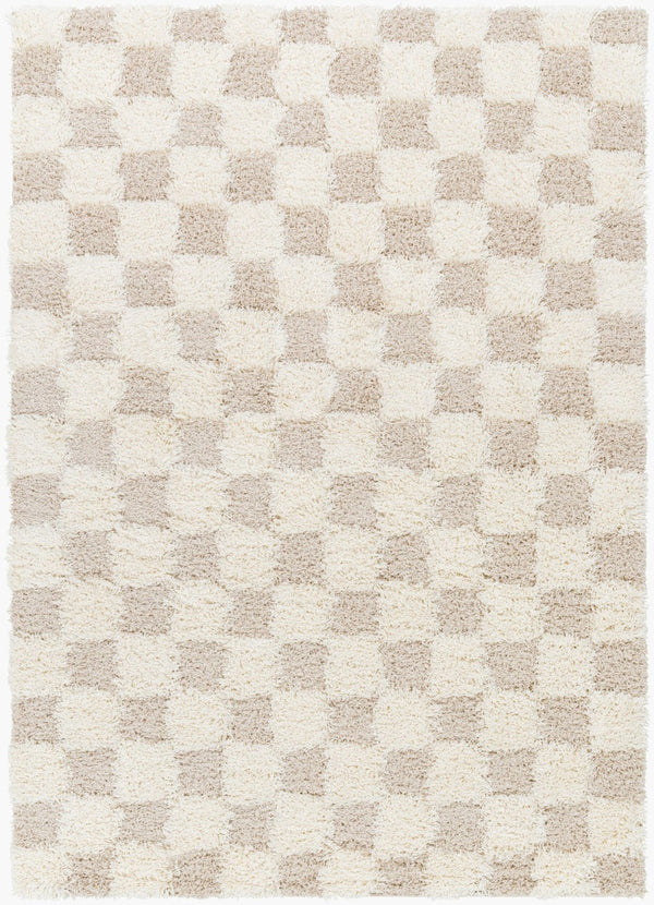 Livabliss Urban Shag Plush Polypropylene Area Rug Scandinavian Modern Style for Living Rooms Cream, Light Be 9'2" x 12' USG2350-9212