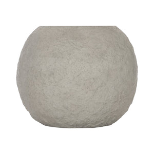 Bernhardt Bernhardt Cast Concrete Kaori Side Table - Sand Grey Modern Primitive Sculptural Accent, Durable Finish 309125