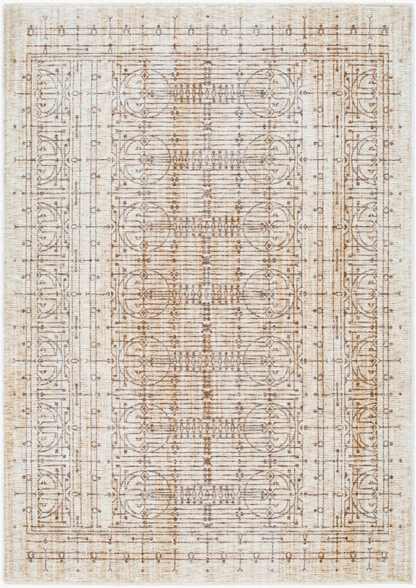 Livabliss Usonia Transitional Runner Rug Polyester Fringe Hallway Entryway Neutral Woven Accent White, Gray 9' x 12'5" USO2304-9125