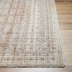 Livabliss Usonia Transitional Runner Rug Polyester Fringe Hallway Entryway Neutral Woven Accent White, Gray 9' x 12'5" USO2304-9125