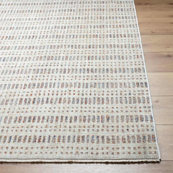Livabliss Usonia Frank Lloyd Wright Geometric Runner Rug Woven Polyester Hallway Accent White, Brown 3'2" x 4'11" USO2308-32411