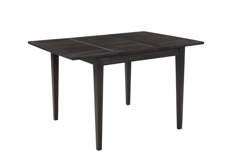Porter Designs Porter Fall River Solid Sheesham Wood Butterfly Extension Table - Modern Gray Finish, 42" To 60" Gray Wood 07-117-08-1424o