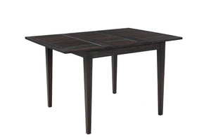 Porter Designs Porter Fall River Solid Sheesham Wood Butterfly Extension Table - Modern Gray Finish, 42" To 60" Gray Wood 07-117-08-1424o