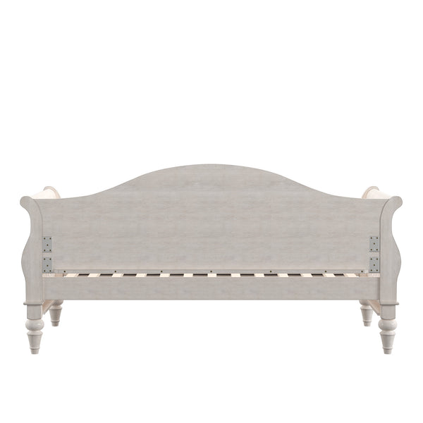 Homelegance By Top-Line Esteban Traditional Wood Slat Daybed White Rubberwood