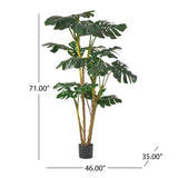 Christopher Knight Home® Noble House 180Cm Artificial Monstera Tree