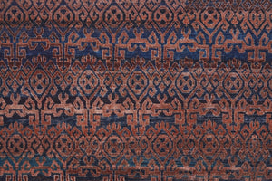 Feizy Rugs Voss Collection Bold Transitional Area Rug In Vibrant Colors For A Striking Home Aesthetic Red,Brown,Blue Polyester Vos39h4ftanblui7a
