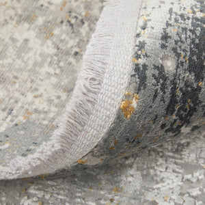 Feizy Rugs Cadiz Abstract Geometric Area Rug – Luxurious, Machine-woven Design Inspired By Spanish Elegance Ivory,Taupe,Gray Viscose,Acrylic 8663892flgyivyi89