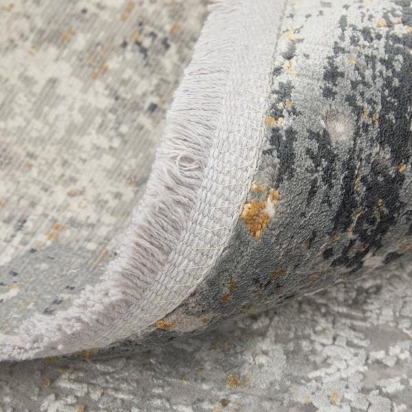 Feizy Rugs Cadiz Abstract Geometric Area Rug – Luxurious, Machine-woven Design Inspired By Spanish Elegance Ivory,Taupe,Gray Viscose,Acrylic 8663892flgyivyi89