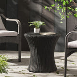 Christopher Knight Home® - Noble House - Adriana Outdoor Boho Wicker Side Table