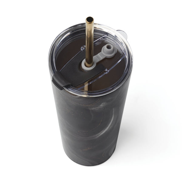 Lenox Cambridge 24 Oz Black Geo Insulated Tumblers, Set of 2 NO COLOR METAL E9516BKCB2DS