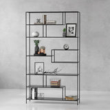 Parker House Crossings Serengeti Bookcase Sandblasted Fossil Grey Iron SER#330