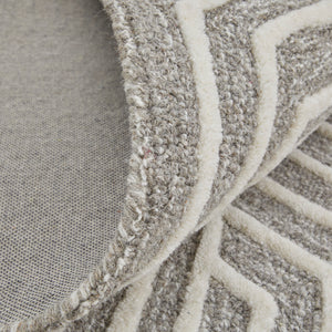 Feizy Rugs Lytton Hand-tufted Wool Geometric Rug – Durable, Stylish, And Perfect For Any High-traffic Space Gray,Ivory Wool T24t8010grycrmi68