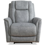 Parker House Linus - Hudson Grey Power Reclining Sofa And Two Recliners Grey 100% Polyester (S) Mlin-311phz-hgy