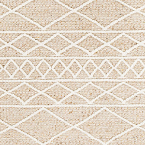 Surya Uttar Handmade 2' X 3' Global-style Rug - Durable Wool Blend With Eye-catching Fringe Design Medium Brown Wool,Polyester Utt2304-576