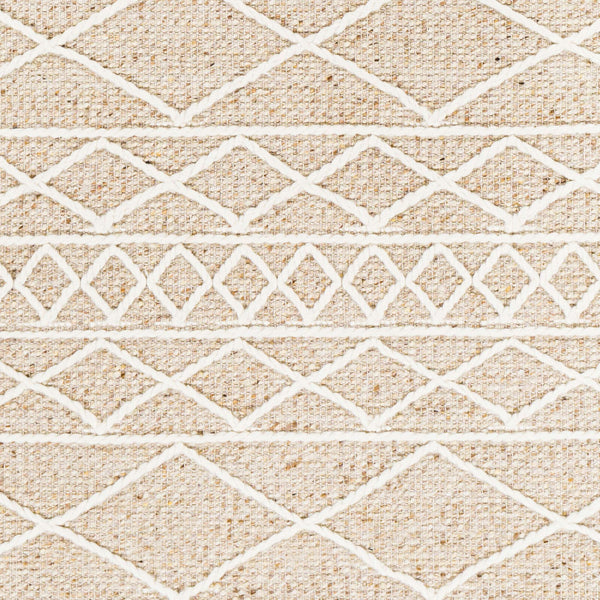 Surya Uttar Handmade 2' X 3' Global-style Rug - Durable Wool Blend With Eye-catching Fringe Design Medium Brown Wool,Polyester Utt2304-576