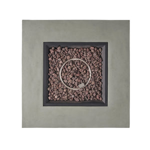 English Elm 50000 Btu Square Mgo Concrete Propane Fire Table for Outdoor Patio Entertaining 59241.00WHI-50K_59243.00WHI