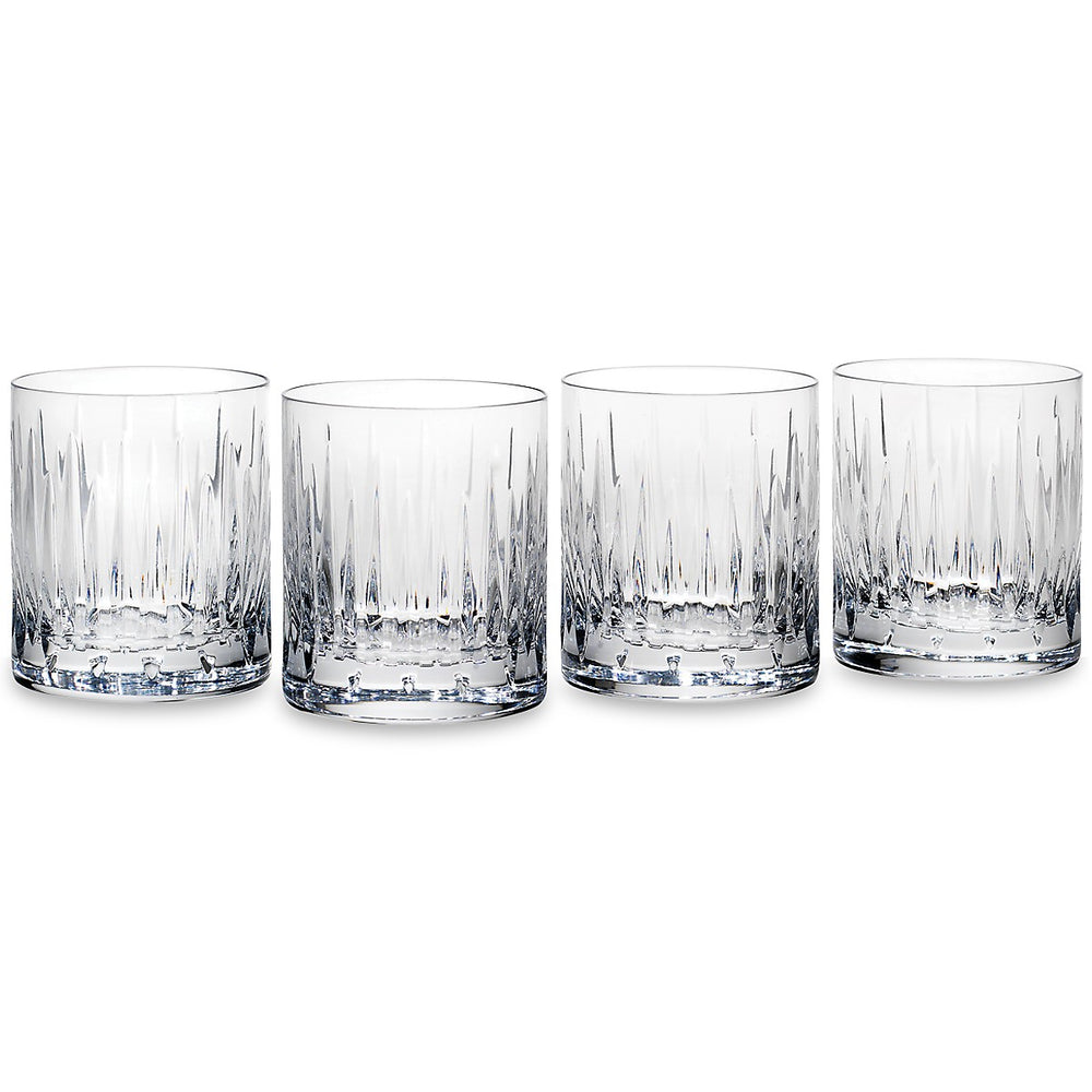 Lenox Reed and Barton Soho Crystal 4-Piece Double Old Fashioned Glass Set Clear, NO COLOR GLASS,CRYSTAL 2989/4282
