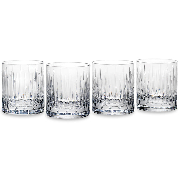 Lenox Reed and Barton Soho Crystal 4-Piece Double Old Fashioned Glass Set Clear, NO COLOR GLASS,CRYSTAL 2989/4282