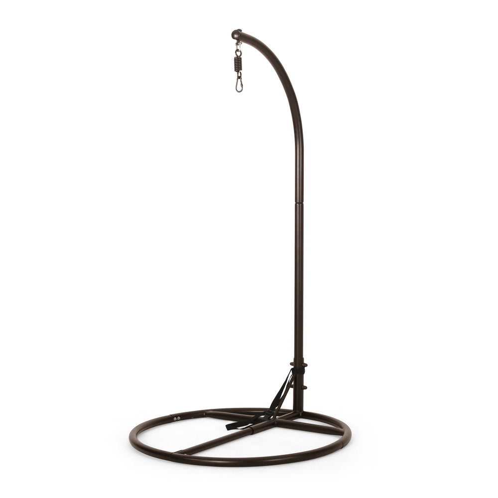 English Elm Christopher Knight Home® - HANGING Powder-Coated Iron Hammock Chair Stand — Portable, Secure Indoor/Outdoor Base for Easy Setup and Comfort 62075.00HNGBRN