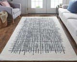 Feizy Rugs Maddox Wool Hand Tufted Casual Rug Ivory/Gray/Black 12' x 15'