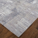 Feizy Rugs Lennon Polyester/Polypropylene Machine Made Casual Rug Taupe/Tan/Blue 8' x 10'