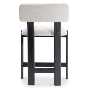 Bernhardt Bernhardt Baxter Upholstered Counter Stool with Wood Base for Kitchen or Bar L25581